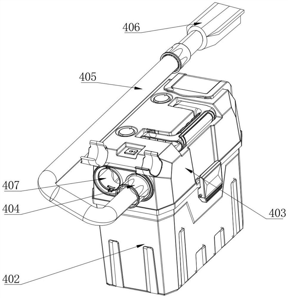 A vacuum cleaner that can suck and blow