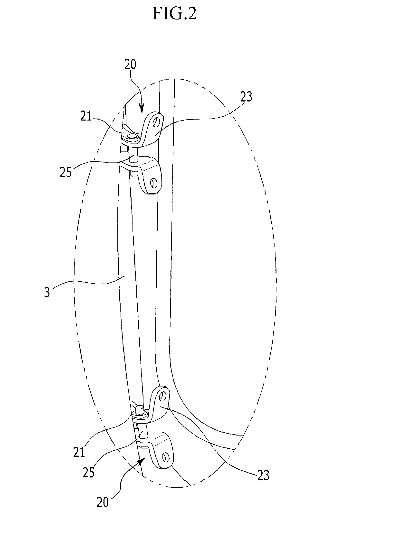 Door positioning apparatus for door mounting device of vehicle and door positioning system