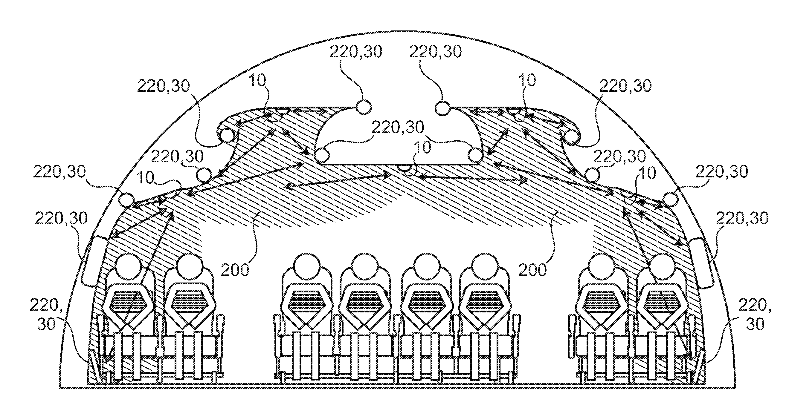 Optical free space data transmission