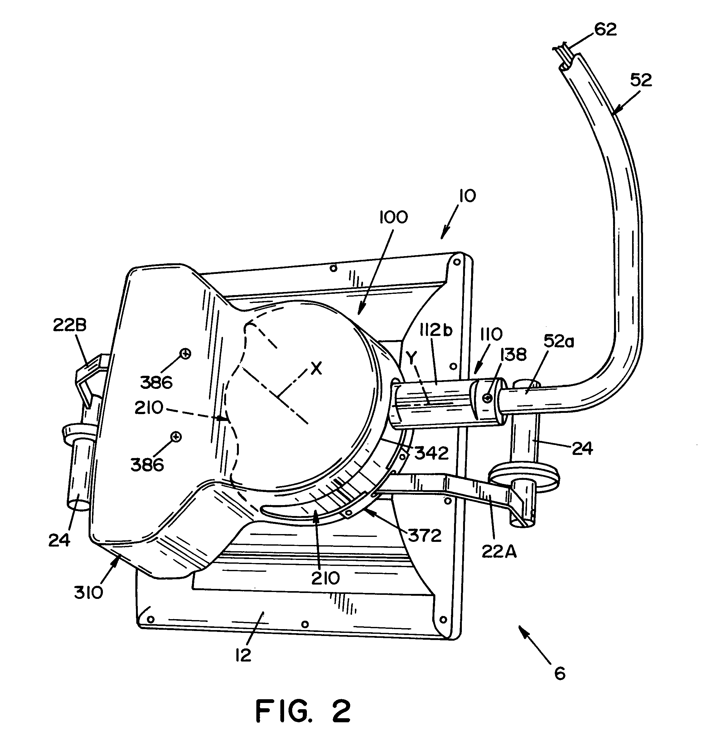 Cover assembly for video monitor