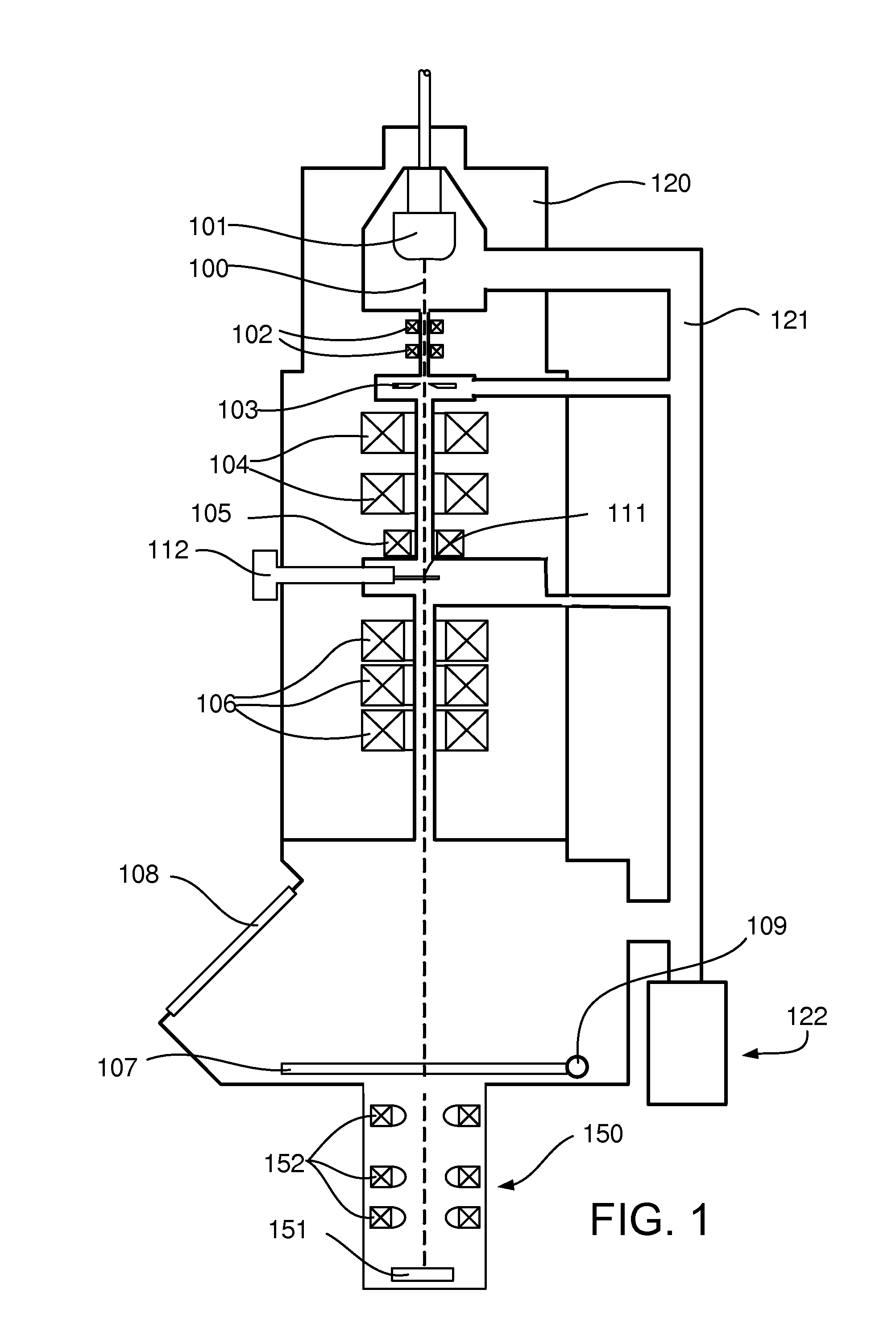 Method of use for a multipole detector for a transmission electron microscope