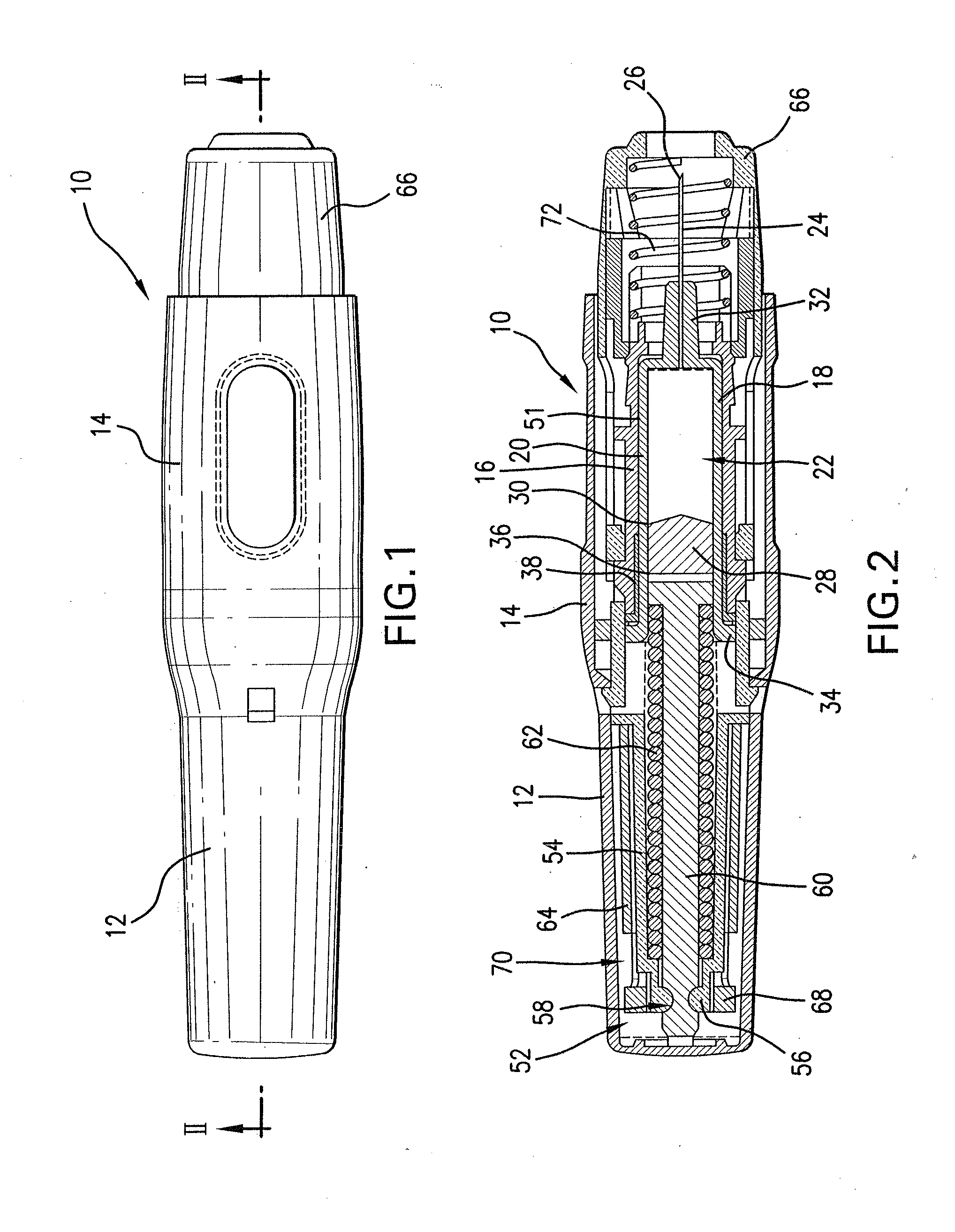 Prefilled syringe jet injector