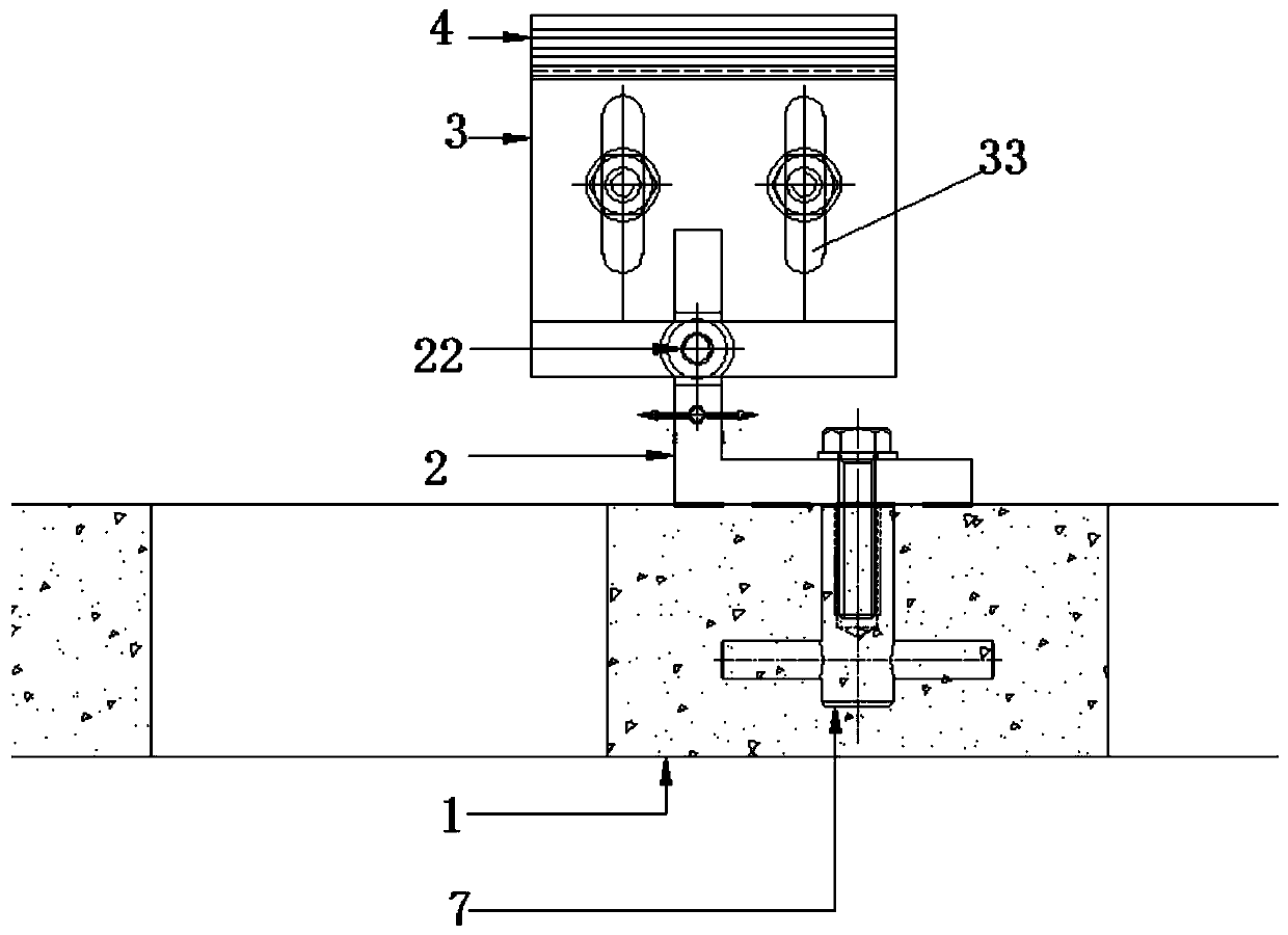 Curtain wall mounting structure