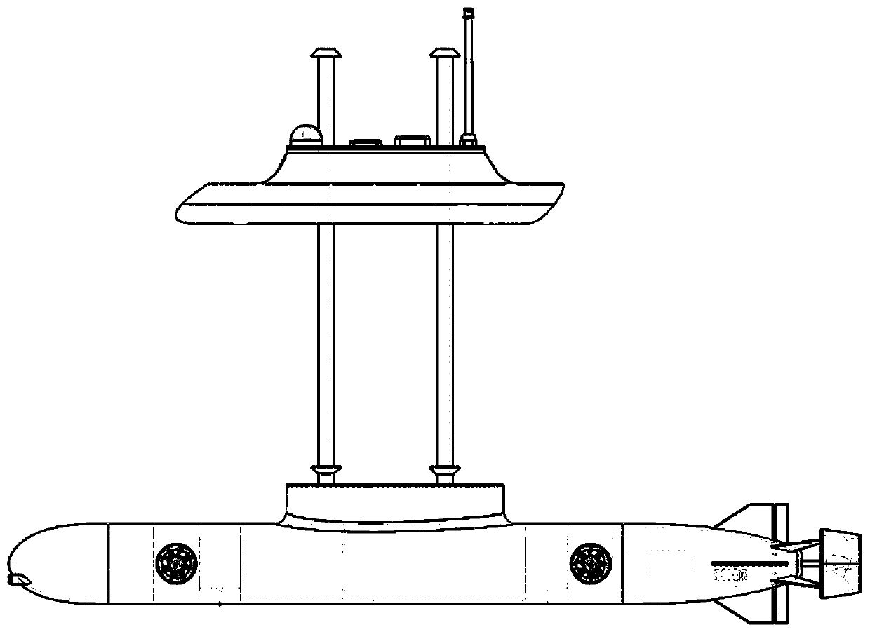 Unmanned wave-piercing navigation vehicle