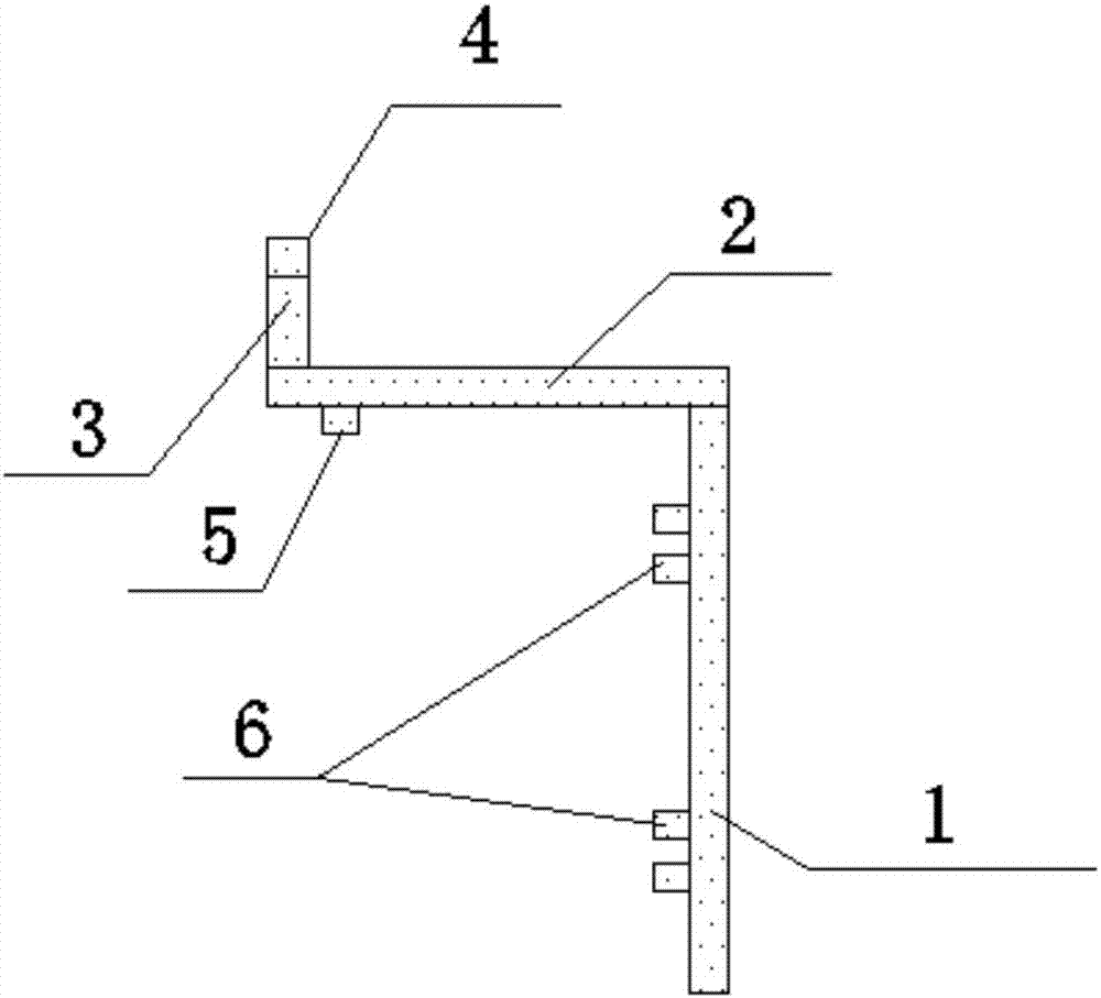 Template support installed at bay window through heat-preservation and template integrated plates and strengthening method thereof