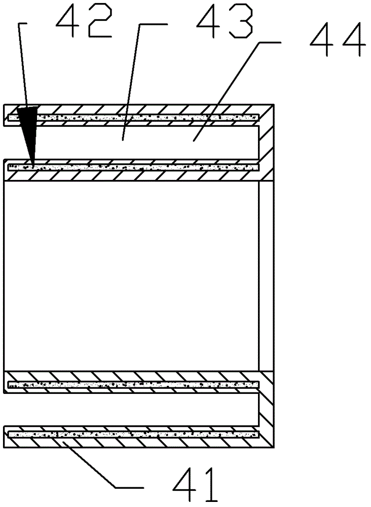 Medium-high frequency electromagnetic induction heating fusion steel-plastic composite pipe connecting unit