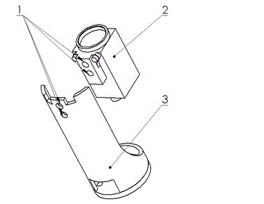 Real-time synchronous acquisition device for image type sky polarized light distribution modes