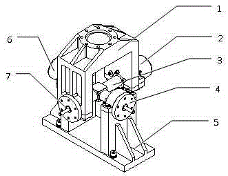 Spatial position coordinate real-time measuring device