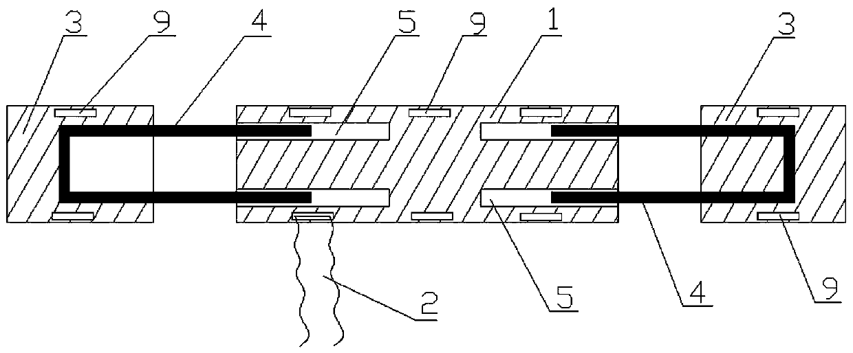 A special fixed transfer splint device for first aid of femoral neck or femoral shaft fracture