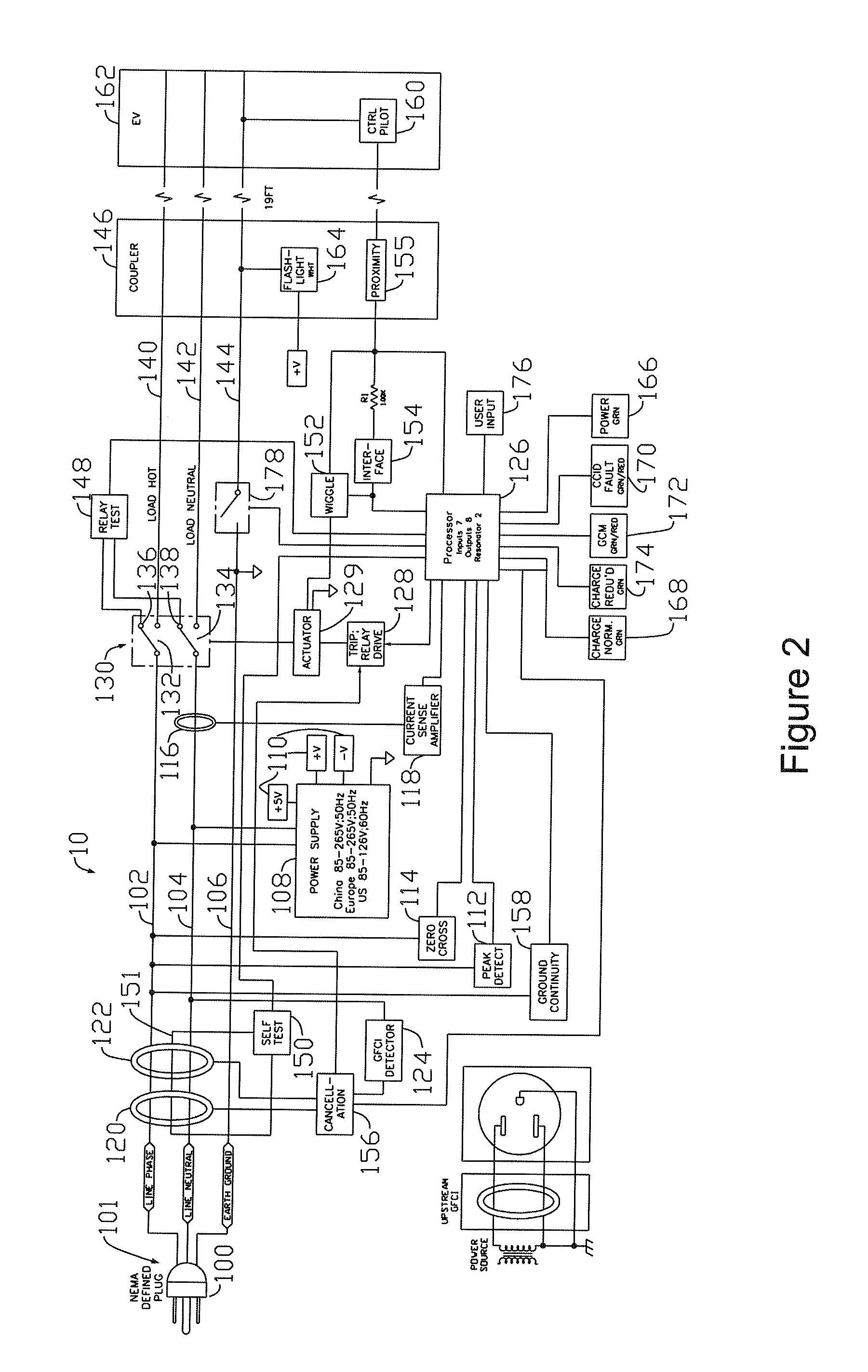 Protective device for an electrical supply facility