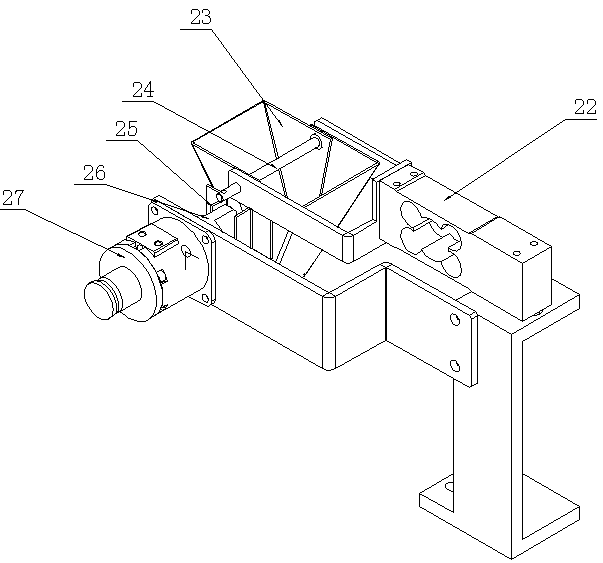 Weighing, pouring and spreading mechanism for flexible polishing pad production