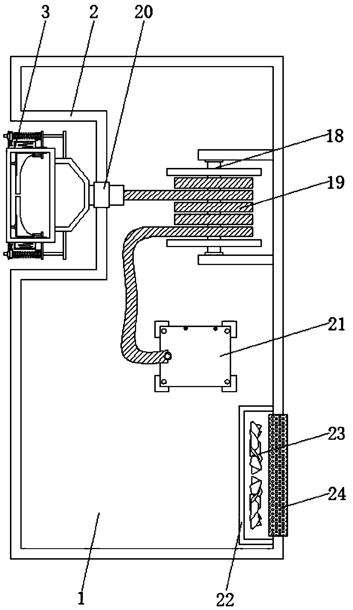 A new energy vehicle outdoor fast charging pile