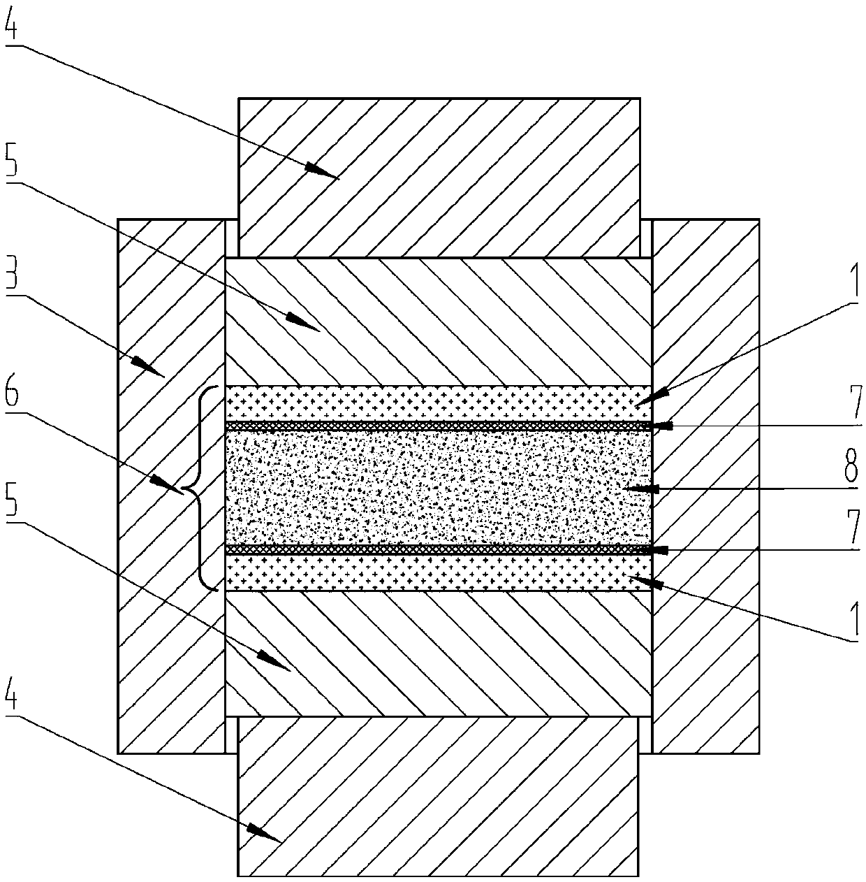 High specific rigidity foamed aluminum sandwich board and manufacturing method thereof