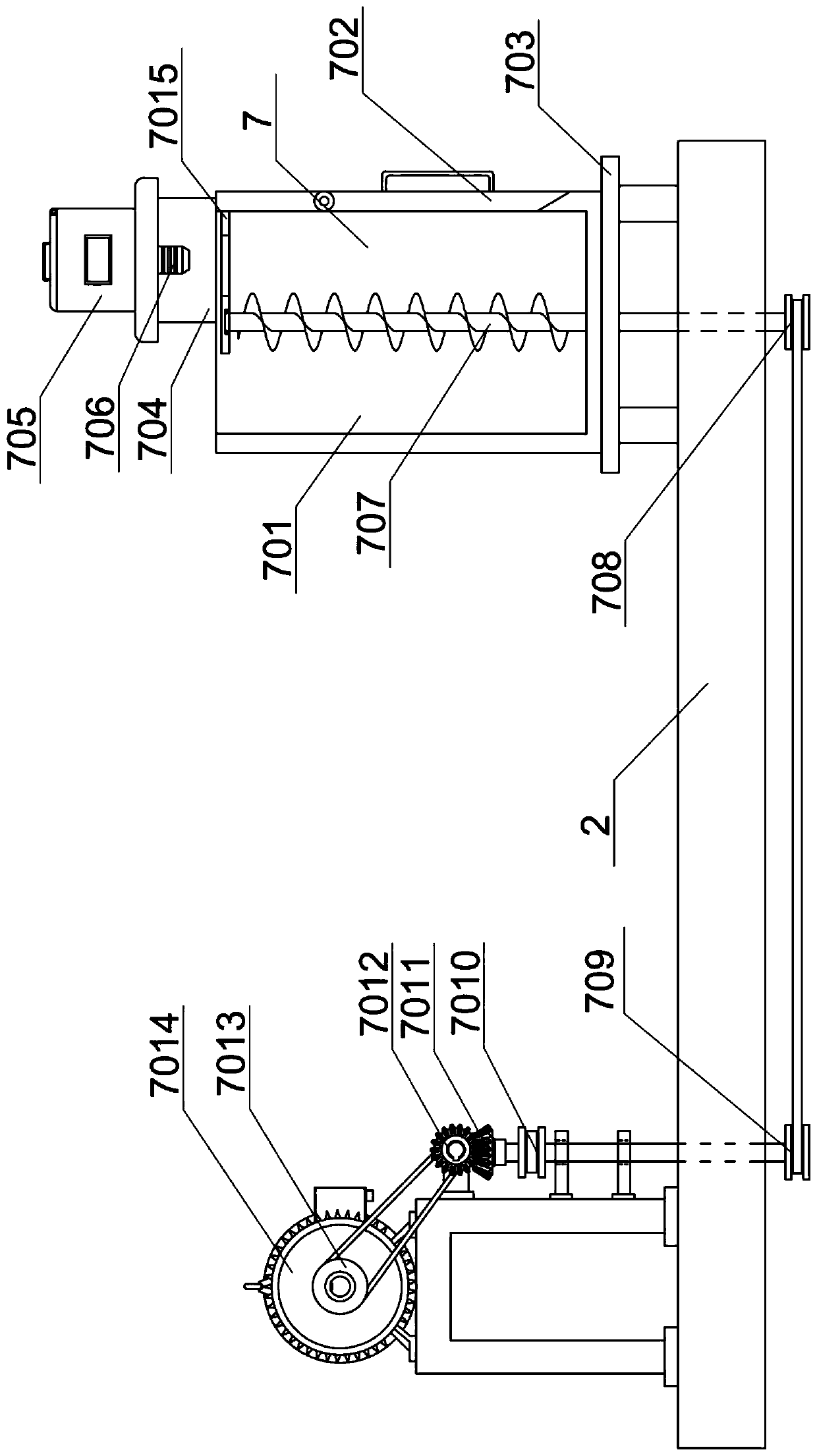 Ore fertilizer soil manufacture device