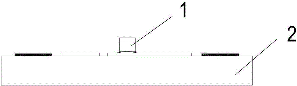 Round Lens and Chip LED light-emitting component and production technology