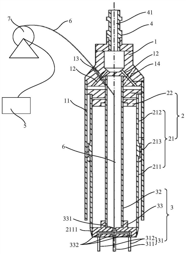 Thin-wall soil sampler capable of measuring water content of soil sample