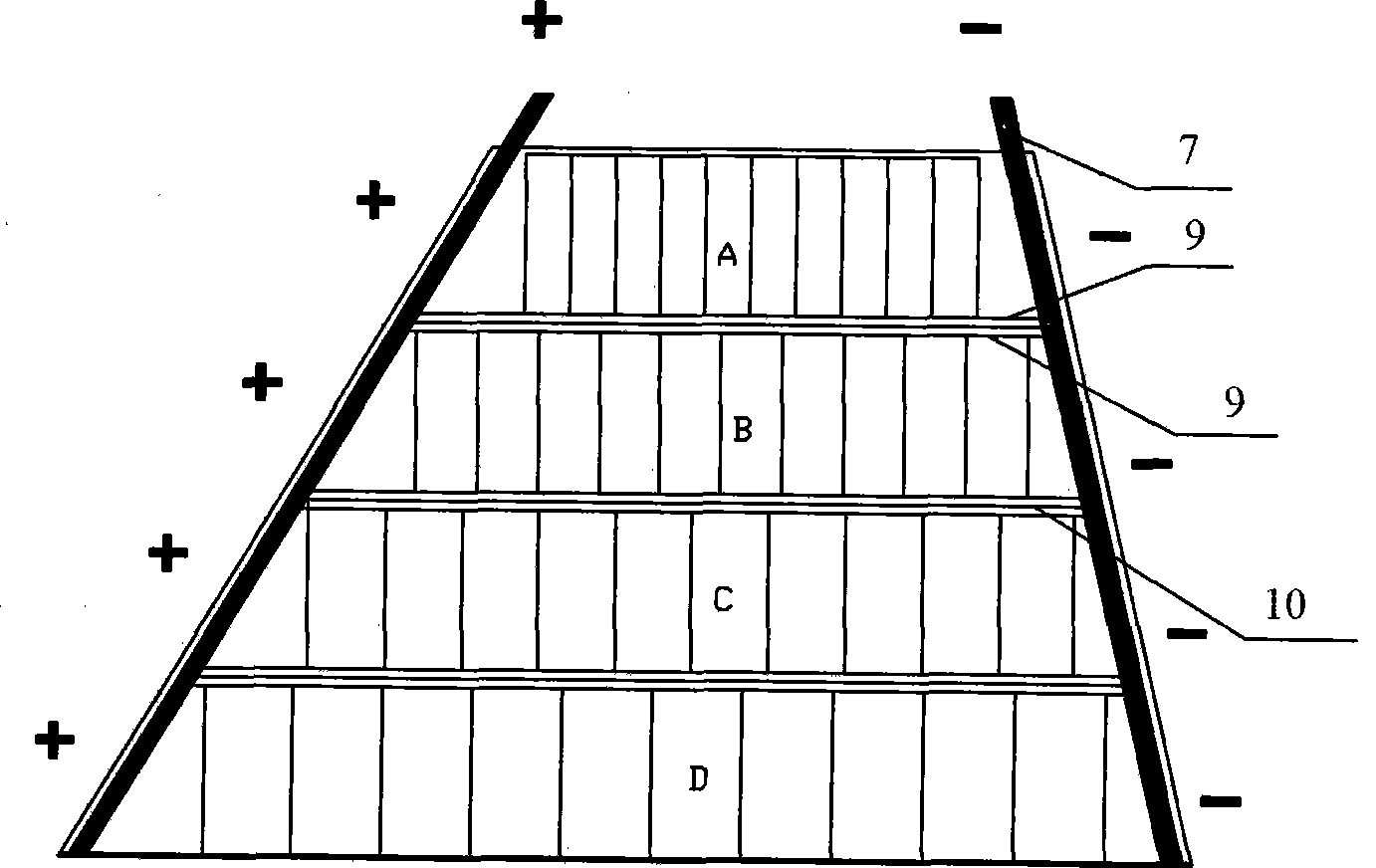 Special-shaped solar photovoltaic curtain wall glass and manufacturing method thereof