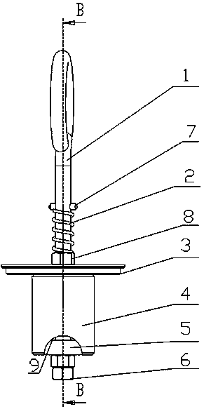 Lifting gear for lifting workpieces with cylindrical stepped holes