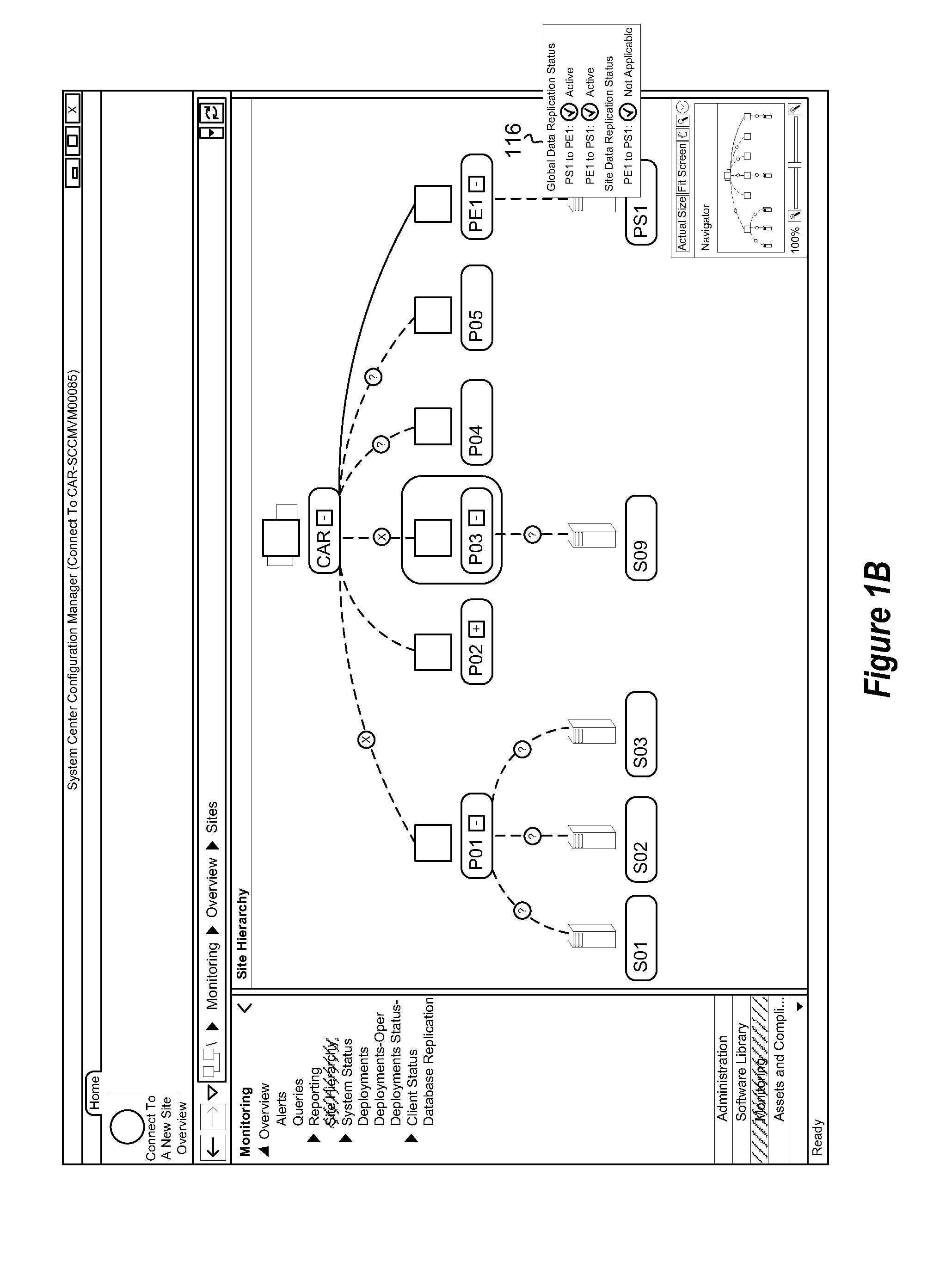 Relationship visualization and graphical interaction model in it client management