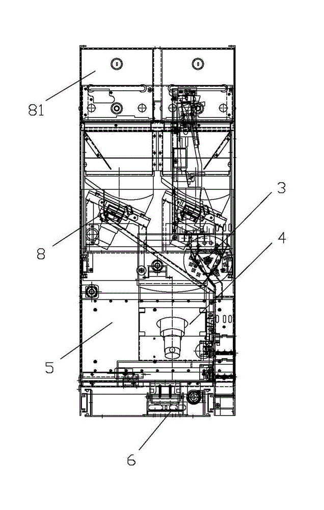 Circulating coin processing mechanism of ticket vending machine