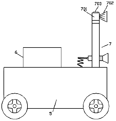 Highly adjustable garden pesticide spraying device