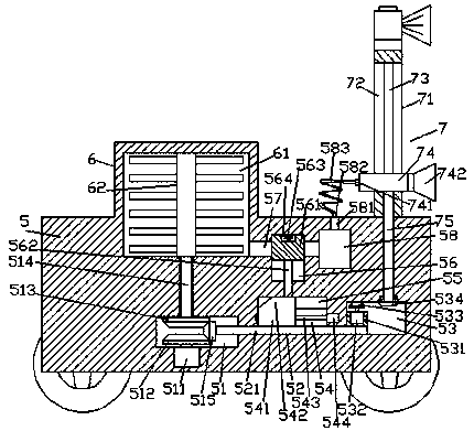 Highly adjustable garden pesticide spraying device