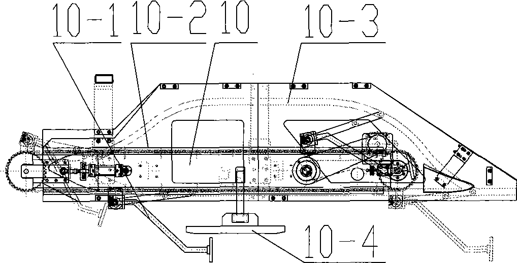 Pants products packing device and method