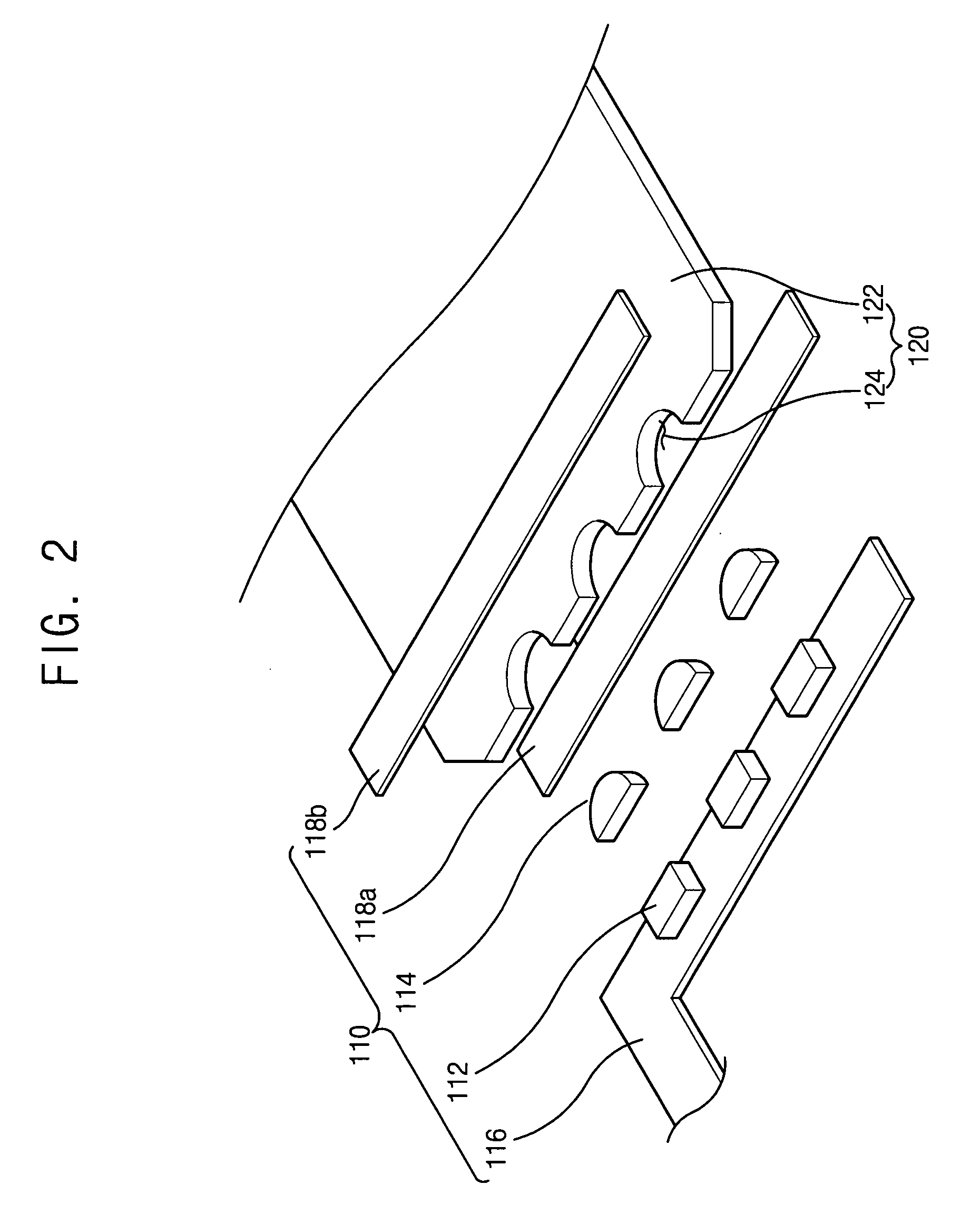 White light generating unit, backlight assembly having the same and liquid crystal display device having the same