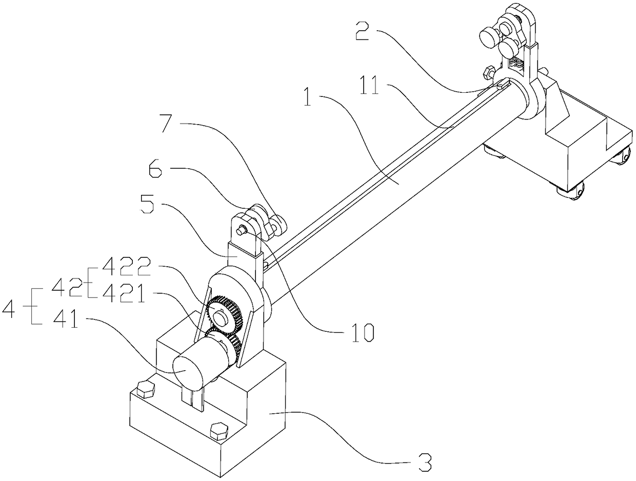 Quick rolling device of yoga mats and control method thereof