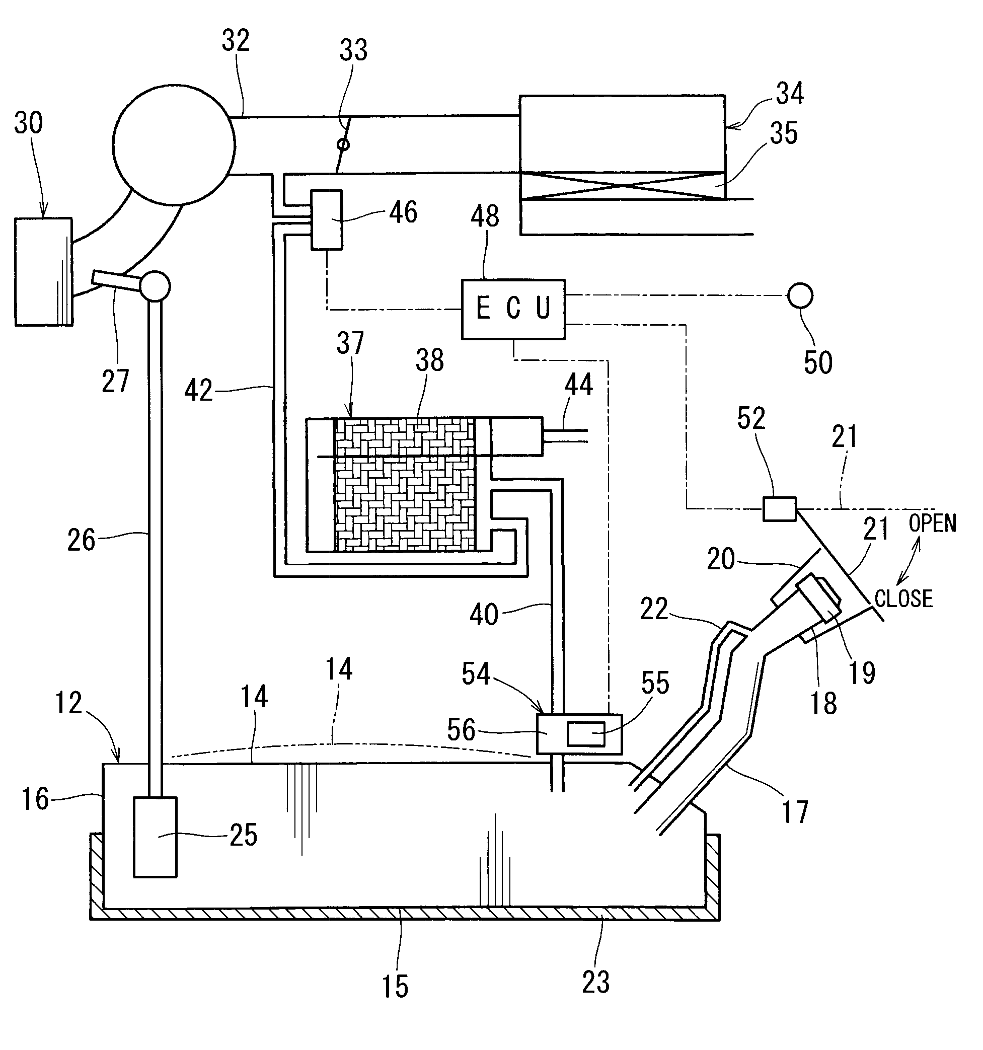 Fuel vapor control devices