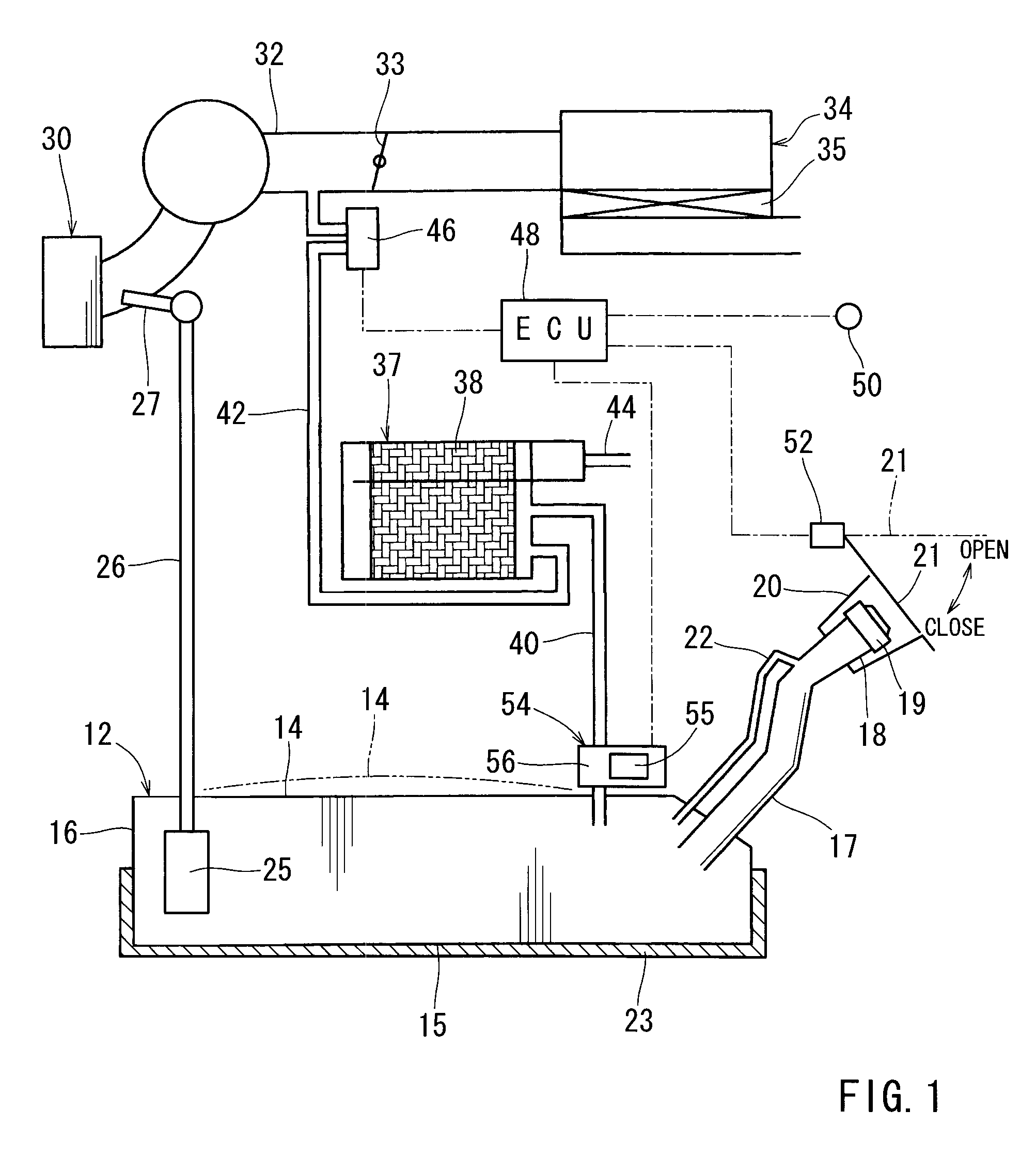 Fuel vapor control devices