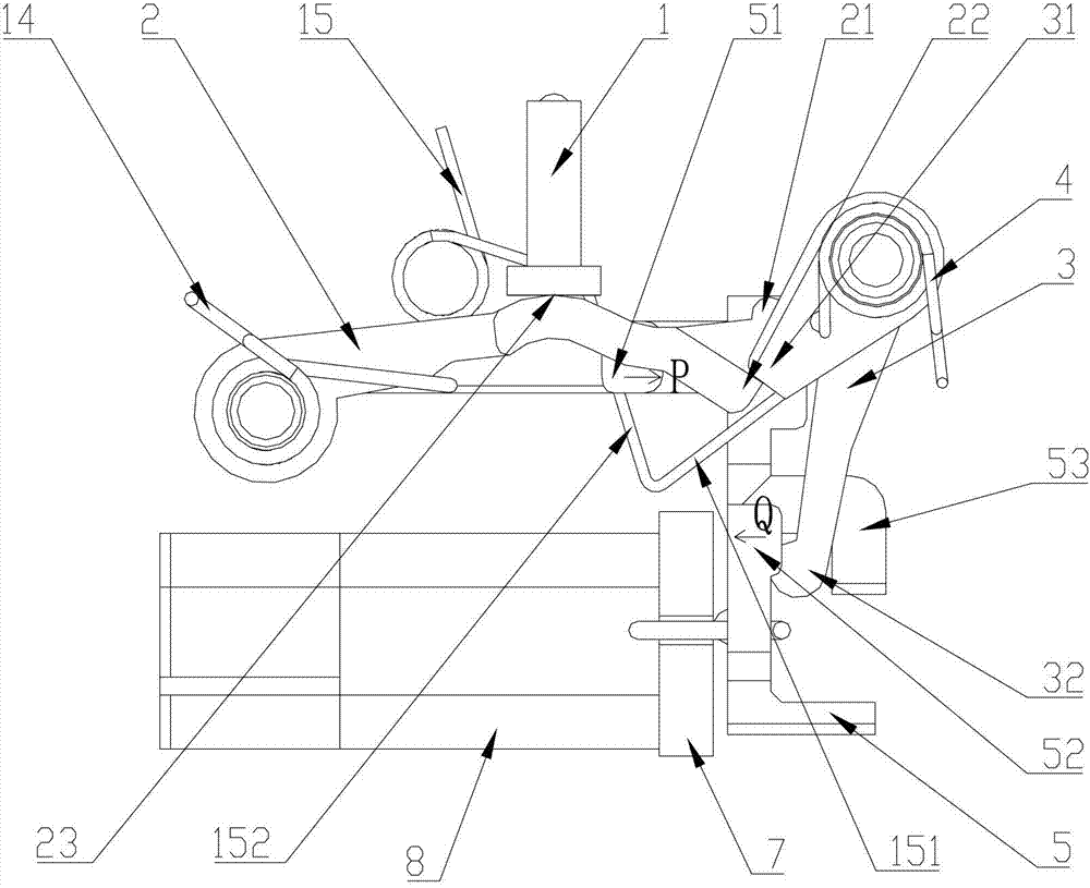 Electromagnetic relay with flexible coupling mechanism