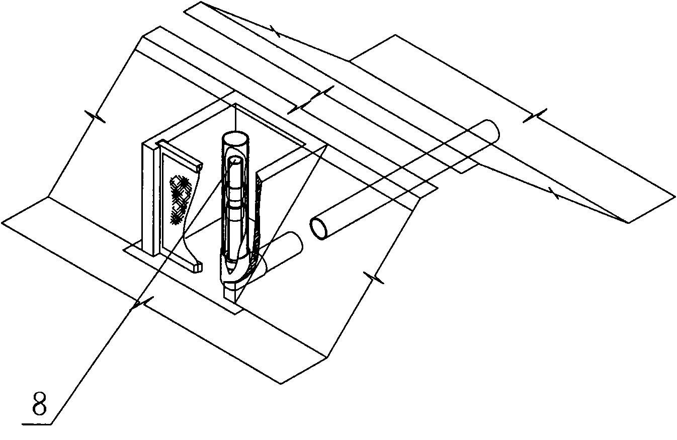 Fresh water scale pond ecological breeding system