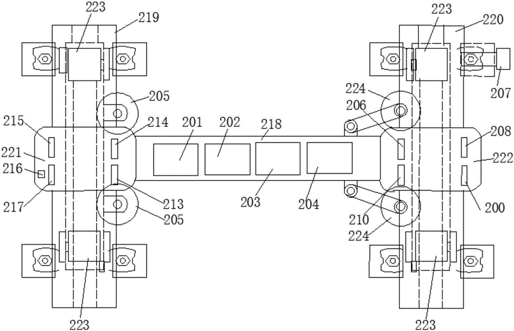 Automatic state detection device and method for railway track spring bar fastener