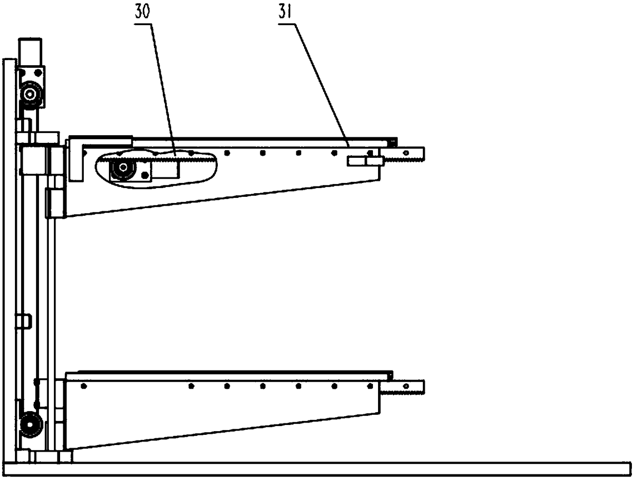 Simple two-layer parking device