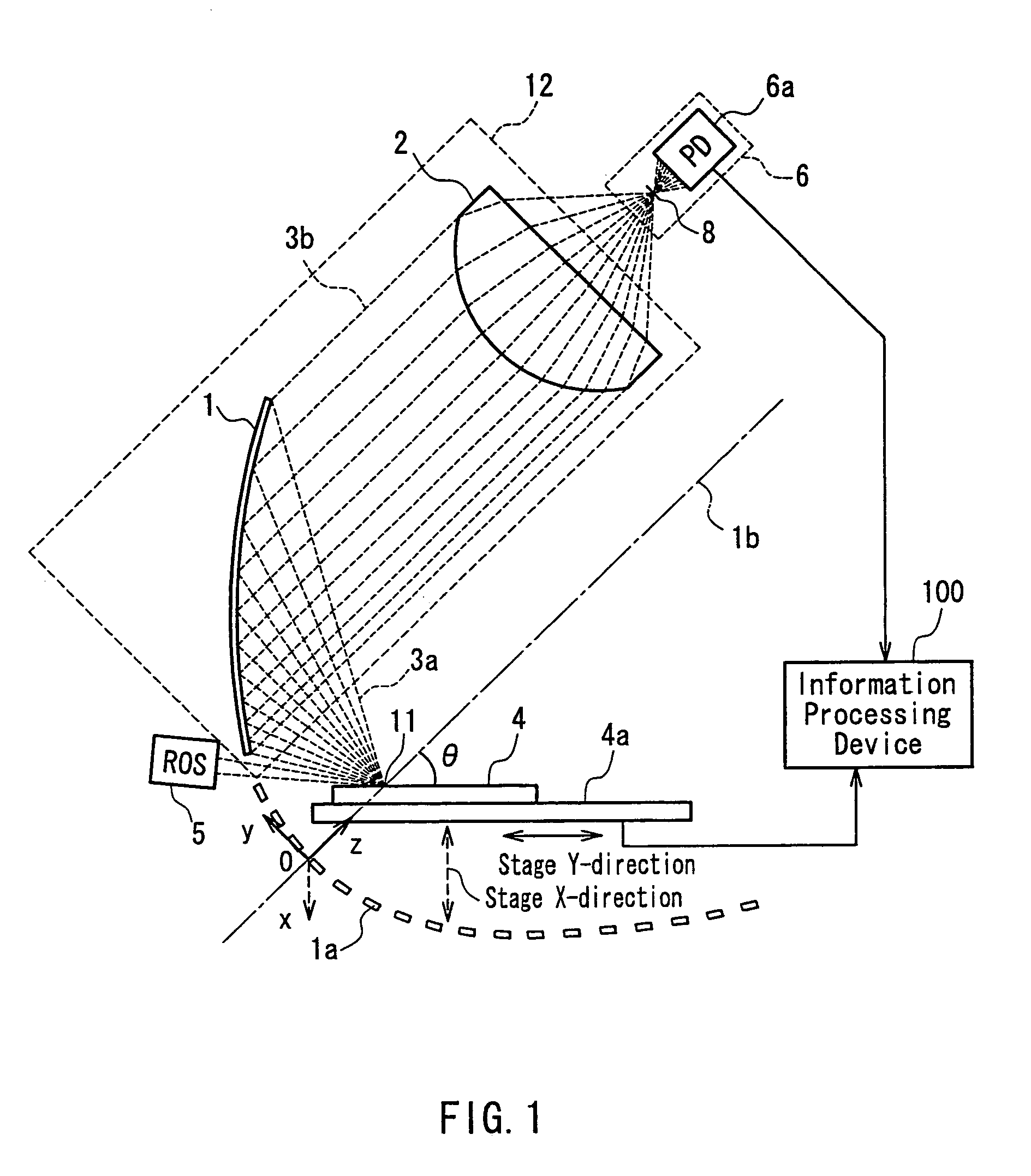 Surface foreign matter inspecting device