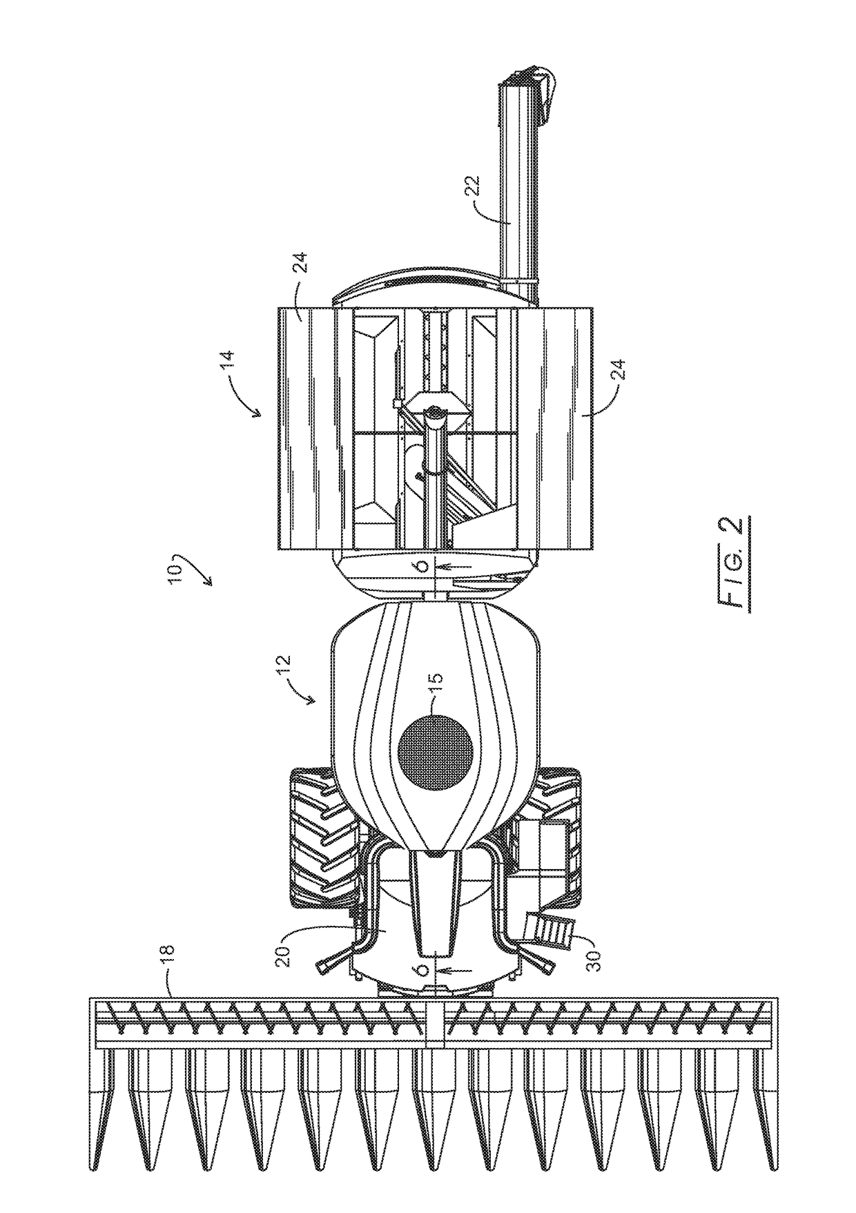 Three Section Threshing Concave Configuration and Adjustment Mechanism for an Agricultural Harvesting Combine