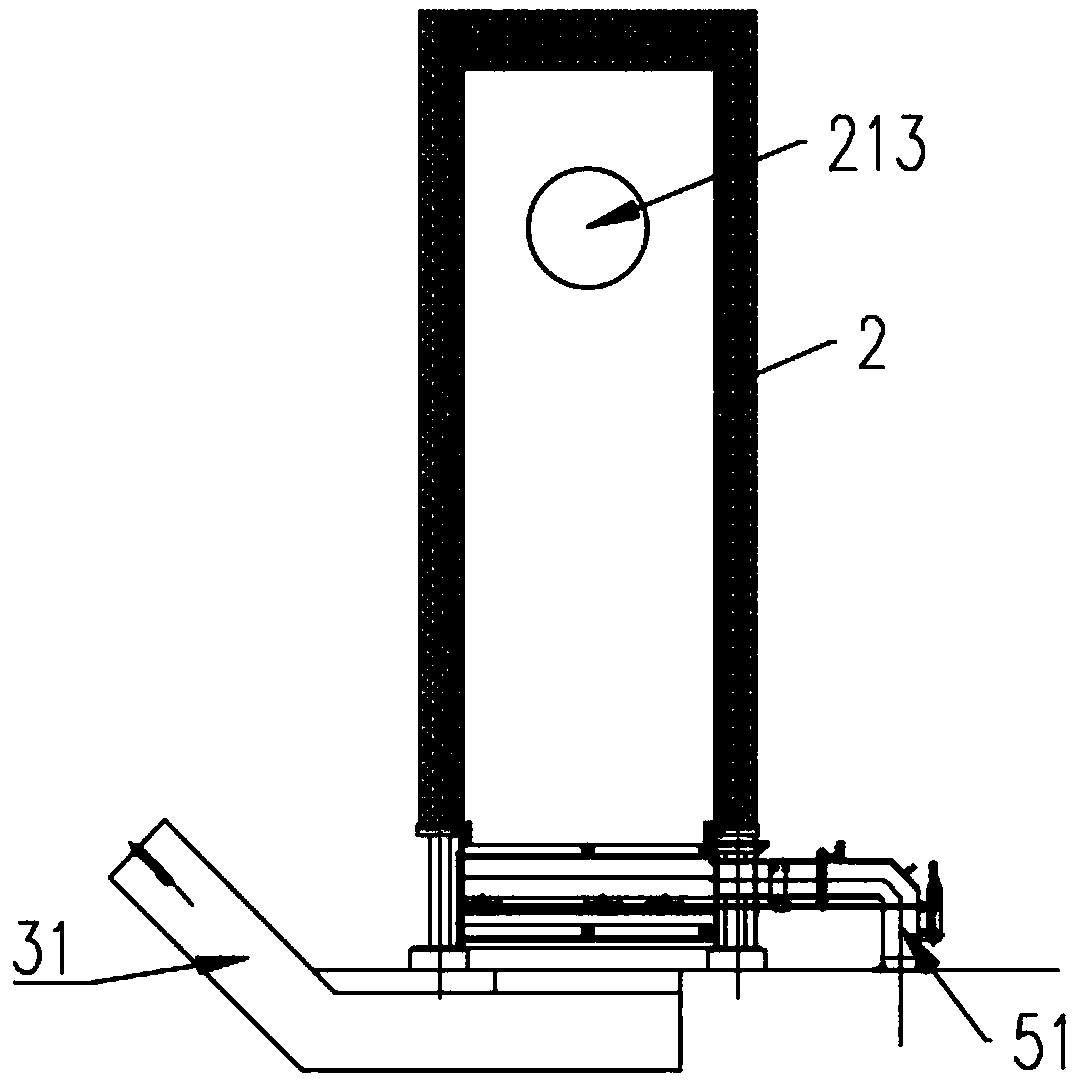 Grate-movable gasification and incineration integrated furnace