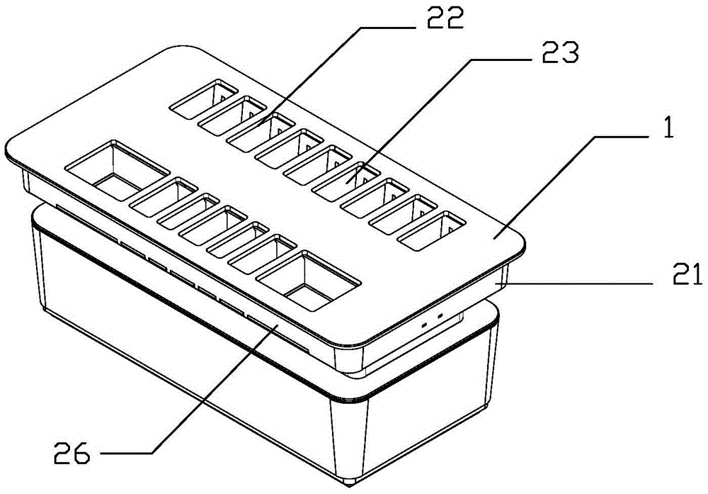 Tea table type convenient cabinet