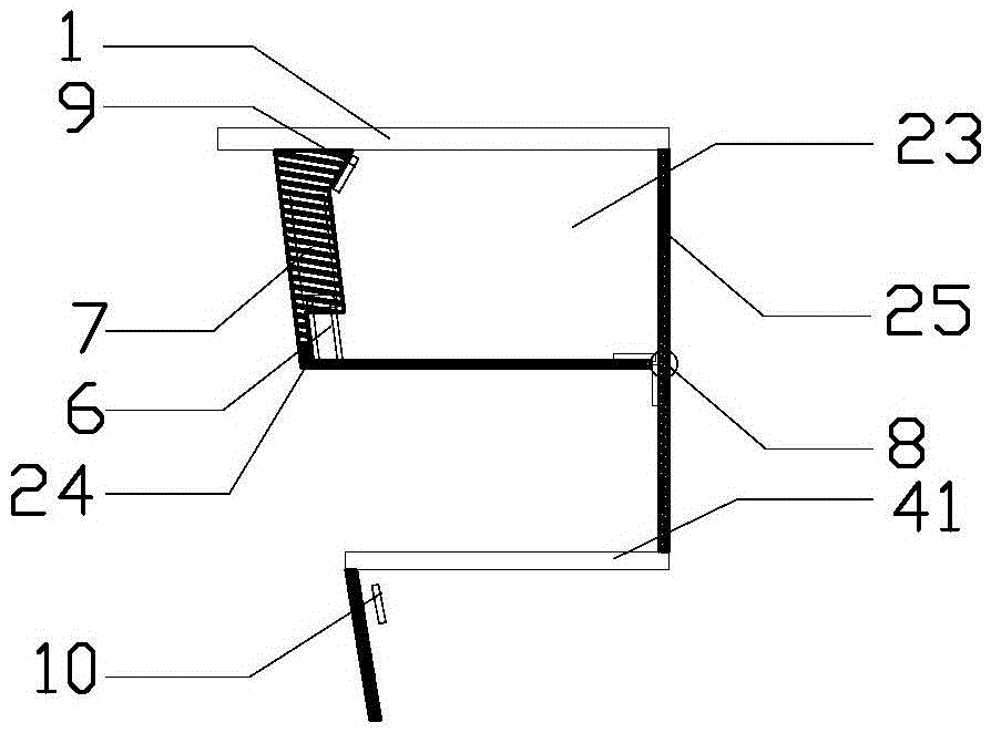 Tea table type convenient cabinet