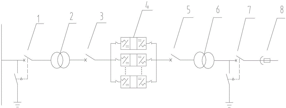 Shore-based power supplying system