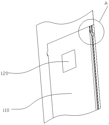 Passenger room lateral escape door structure for rail transportation train