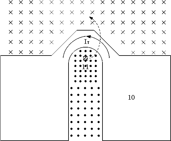 Two-channel current sensor structure based on magnetic field detection