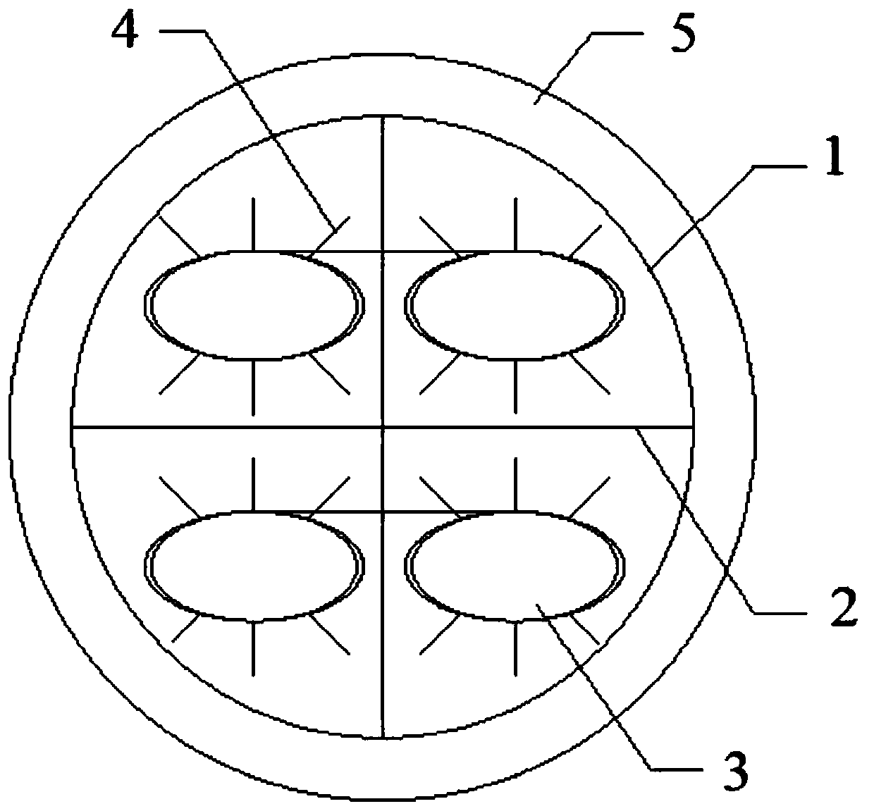 Oval elbow cold storage phase change material device