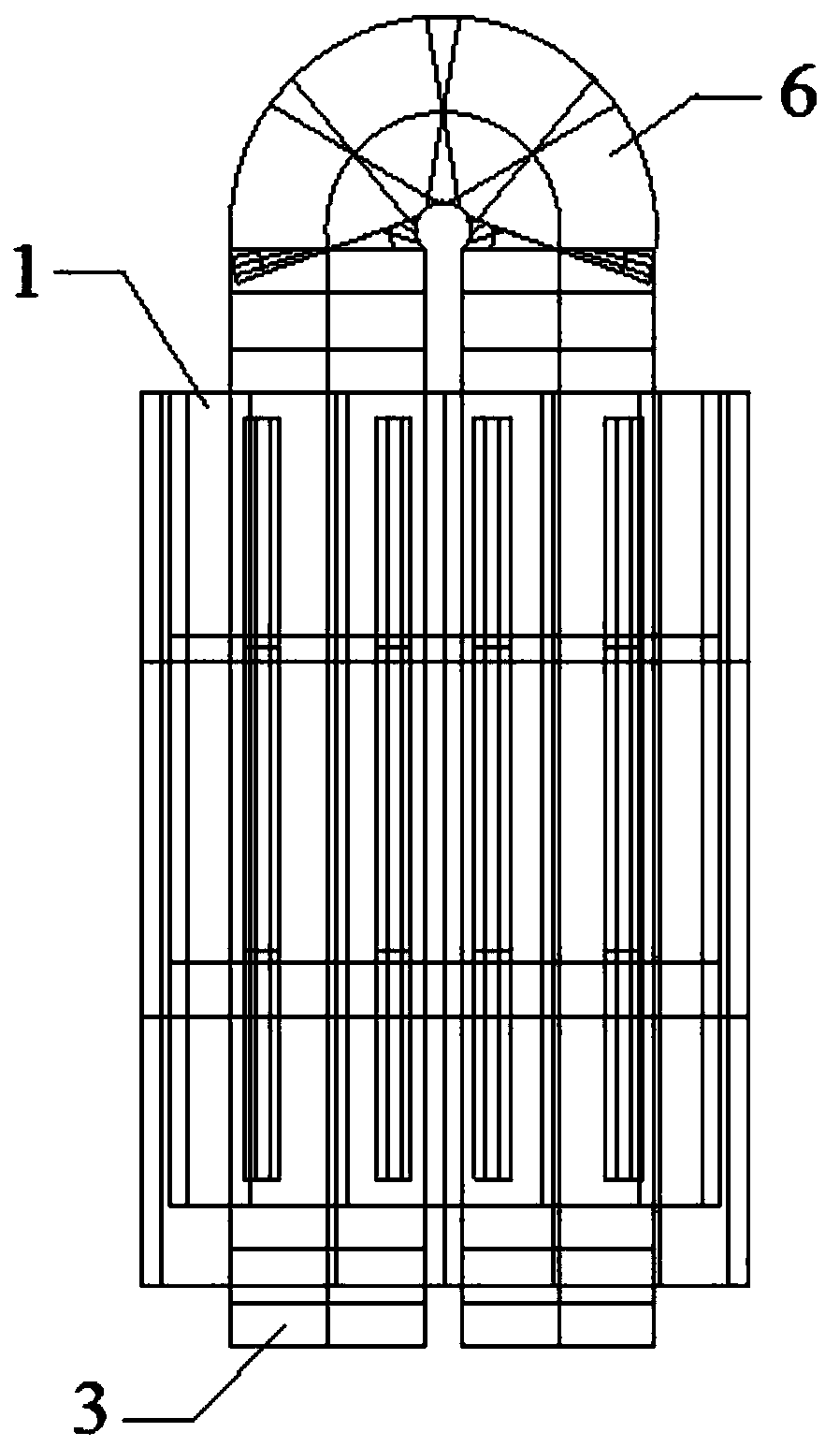 Oval elbow cold storage phase change material device