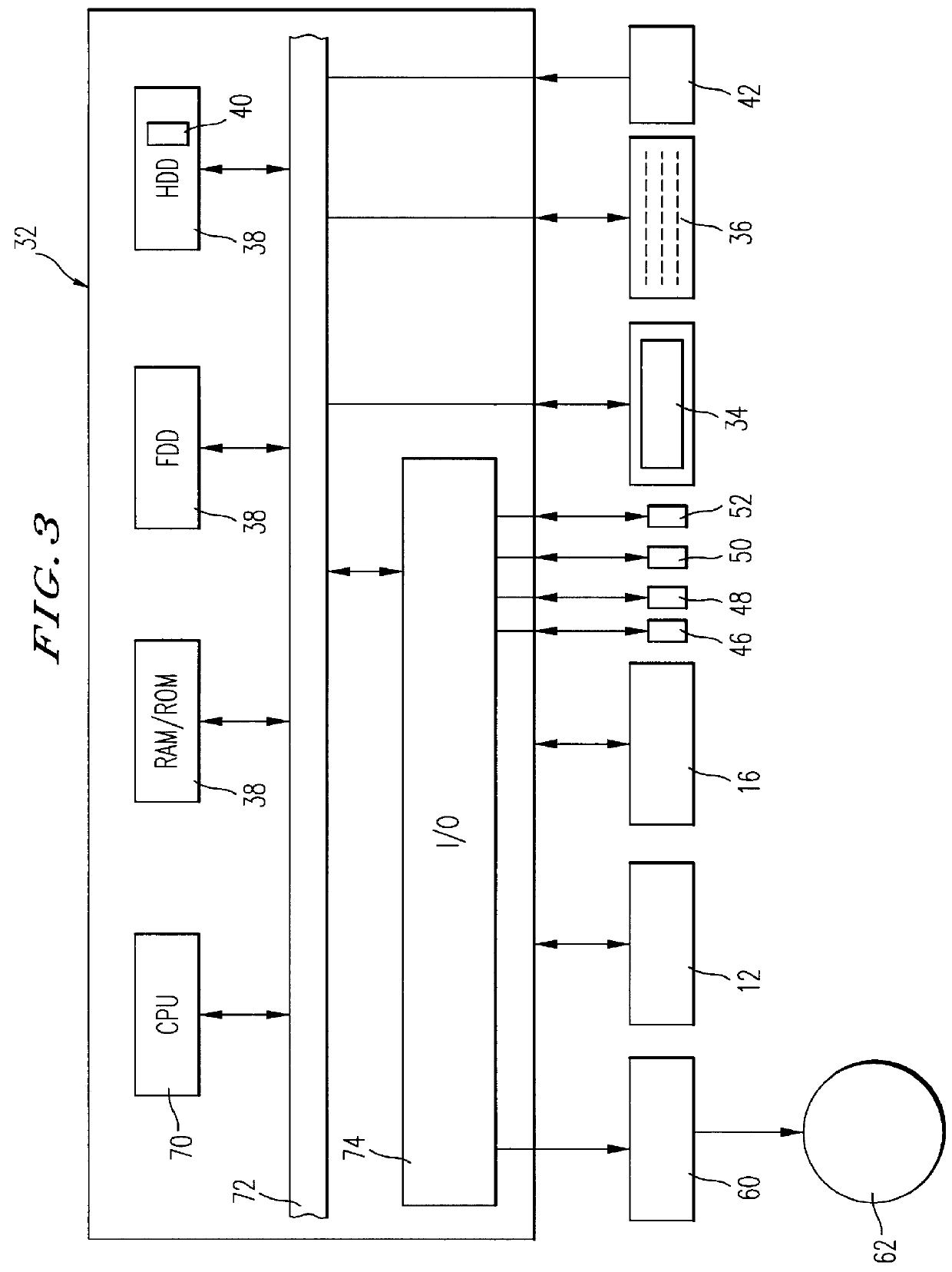 Method and device for optically reading a document model with a scanner and for printing a recording medium with a printer