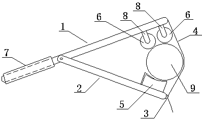 Portable manual pipe cutter