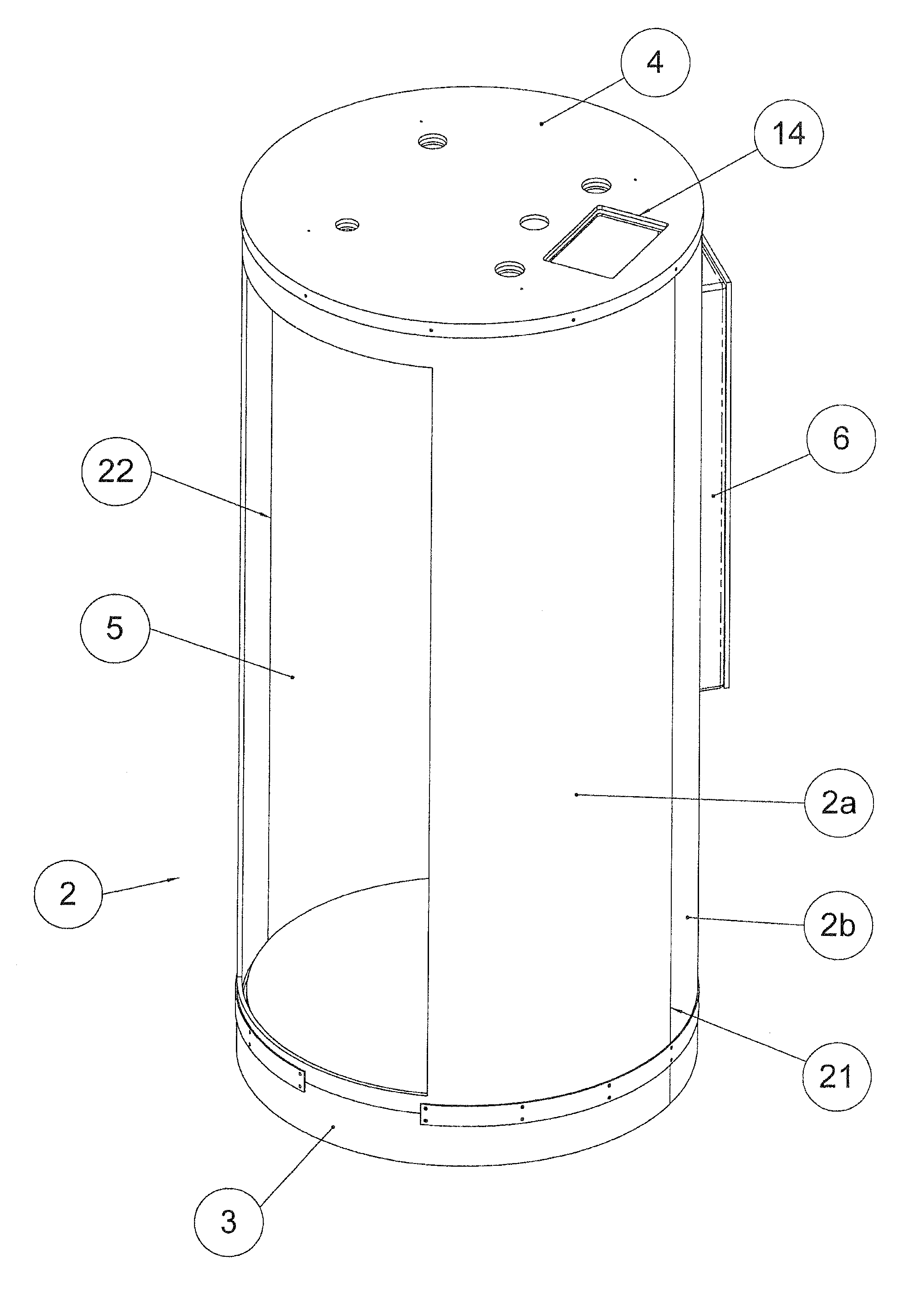 Modular Shower Cabin For Aircrafts