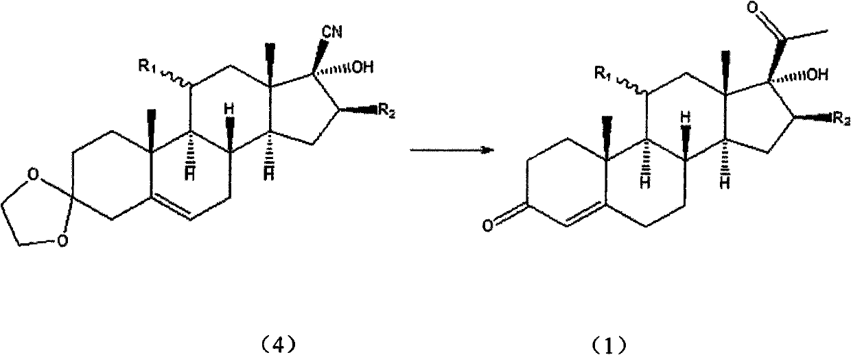 Method for preparing 17α-hydroxyprogesterone or its analogues