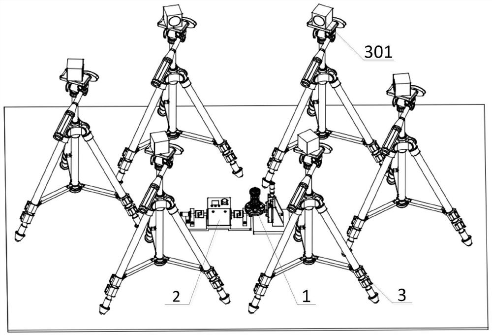 Rigid-flexible coupling body-oriented rigidity measurement system and method